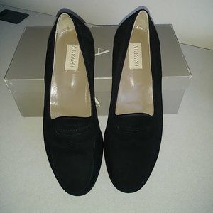 Vintage Alfani Model 3976-3, Black Suede, Men's 9D, Made in Italy, NEVER WORN!